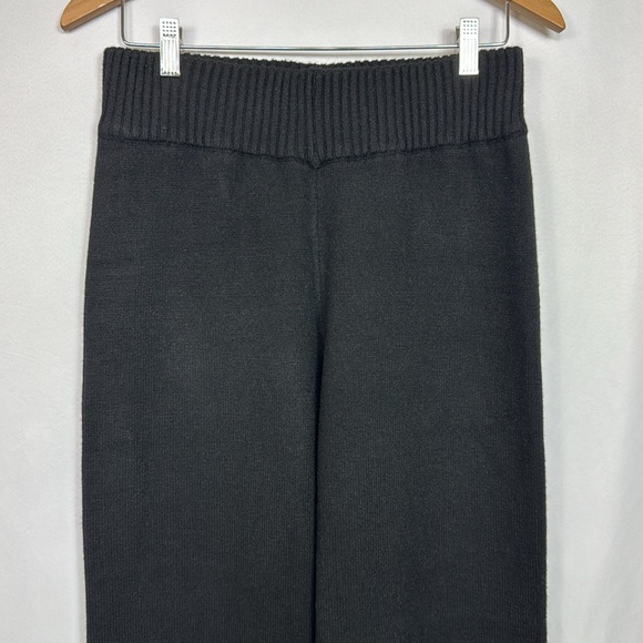 Honeydew Women’s Spice It Up Wide Leg‎ Knit Pants Size Medium Black High Waist - Picture 8 of 16